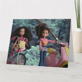 In het bos met mijn grote zus kaart