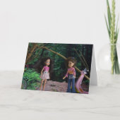 In het bos met mijn grote zus kaart (Voorkant)