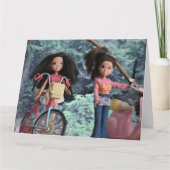 In het bos met mijn grote zus kaart (Voorkant)