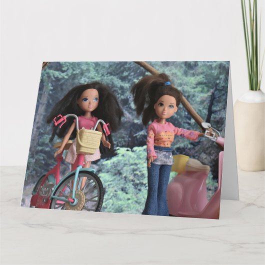 In het bos met mijn grote zus kaart (Voorkant)