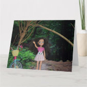 In het bos om mijn zus te ontmoeten kaart (Voorkant)