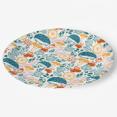 In het bos papieren bordje (Gekanteld)