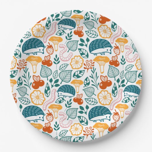 In het bos papieren bordje (Voorkant)