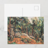 In het bos - Paul Cezanne - c1898 Briefkaart (Voorkant / Achterkant)
