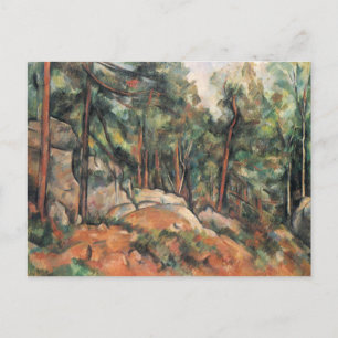 In het bos - Paul Cezanne - c1898 Briefkaart
