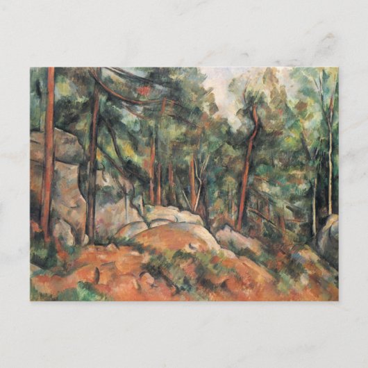 In het bos - Paul Cezanne - c1898 Briefkaart (Voorkant)