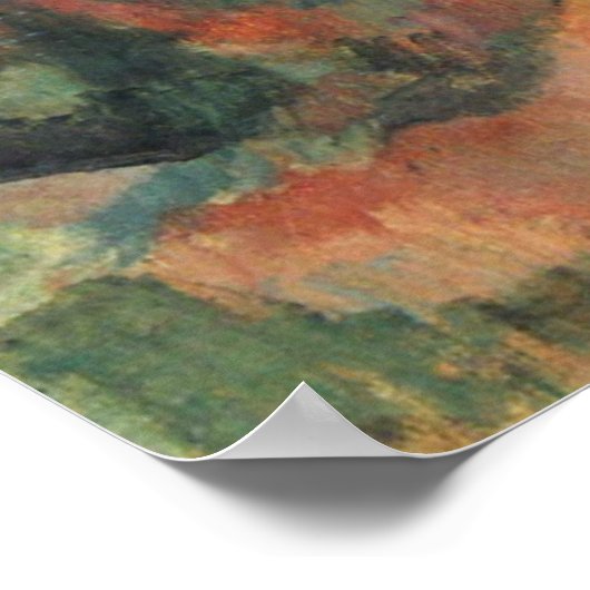 In het bos - Paul Cezanne - c1898 Poster (Hoek)