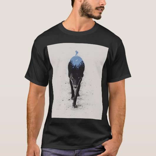 In het bos t-shirt (Voorkant)