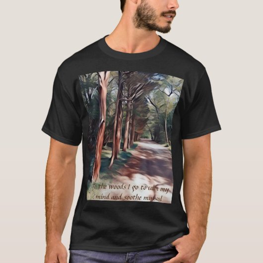 In het Bos T Shirt (Voorkant)