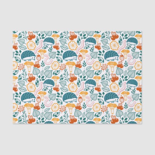 In het bos tissuepapier (Voorkant)