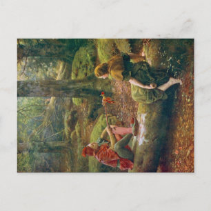 In het bos van Arden, circa 1892 door John Collier Briefkaart
