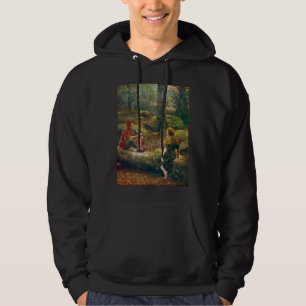 In het bos van Arden, circa 1892 door John Collier Hoodie