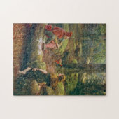 In het bos van Arden, circa 1892 door John Collier Legpuzzel (Horizontaal)