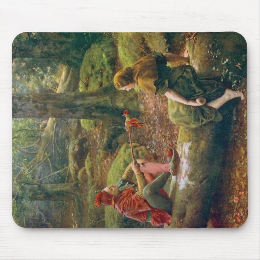 In het bos van Arden, circa 1892 door John Collier Muismat (Voorkant)