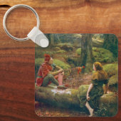 In het bos van Arden, circa 1892 door John Collier Sleutelhanger (Voorkant)