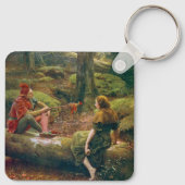 In het bos van Arden, circa 1892 door John Collier Sleutelhanger (Achterkant)