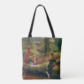 In het bos van Arden, circa 1892 door John Collier Tote Bag (Achterkant)