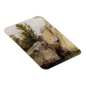 In het bos van Fontainebleau, c.1825 (olie op blik Magneet (Rechterzijde)