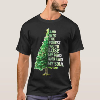 In het bos verlies ik de kamperende kookplaat.. t-shirt