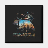 In het bos verlies ik mijn geest magneet (Voorkant)