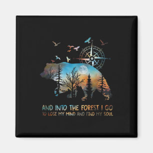 In het bos verlies ik mijn geest magneet