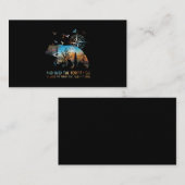 In het bos verlies ik mijn geest visitekaartje (Voorkant / Achterkant)