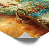 In het Boudoir door Hans Zatzka - poster (Hoek)