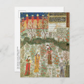 In het Briefkaart van de tuin (Voorkant / Achterkant)