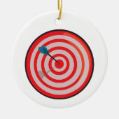 In het Bullseye Keramisch Ornament (Voorkant)