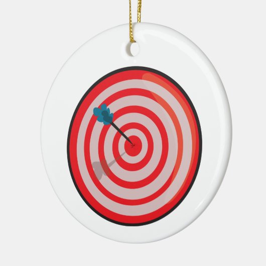 In het Bullseye Keramisch Ornament (Links)