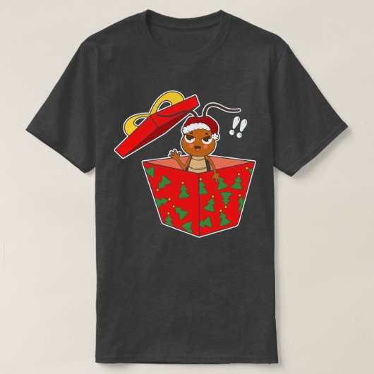 In het cadeau Grappig mier kerstcadeau T-shirt (Design voorkant)