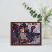 In het Café: Cabaret door Reichshoffen Briefkaart (Staand voorkant)