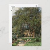 In het Castle Park | Hugo Darnaut Briefkaart (Voorkant / Achterkant)