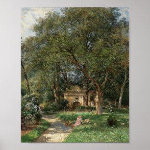 In het Castle Park   Hugo Darnaut Poster
