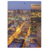 In het centrum van Boston en Hancock Tower Klembord (Achterkant)