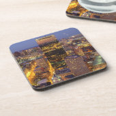 In het centrum van Boston en Hancock Tower Onderzetter (Linkerzijde)