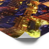 In het centrum van Boston en Hancock Tower Poster (Hoek)