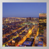 In het centrum van Boston en Hancock Tower Poster (Voorkant)