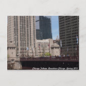 In het centrum van Chicago, Chicago Tribune Briefkaart (Voorkant)