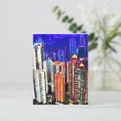 In het centrum van Hongkong: China: Briefkaart (Staand voorkant)