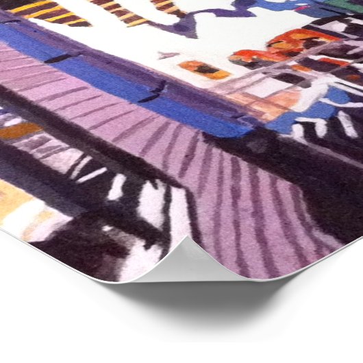 In het centrum van Manhattan Poster (Hoek)