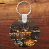 In het centrum van Pittsburgh, PA. Sleutelhanger (Voorkant)