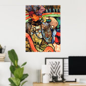 In het circus van Toulouse-Lautrec Poster (Thuiskantoor)