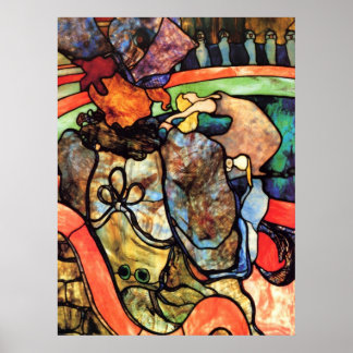 In het circus van Toulouse-Lautrec Poster