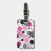  IN HET COLLECTIE POLKADOTS BAGAGELABEL (Voorkant verticaal)