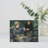 In het conservatorium | Édouard Manet Briefkaart (Staand voorkant)