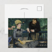 In het conservatorium | Édouard Manet Briefkaart (Voorkant / Achterkant)