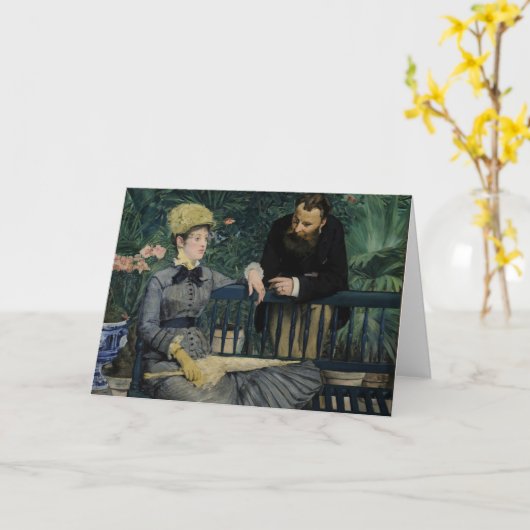 In het conservatorium | Édouard Manet Kaart (Gele Bloem)