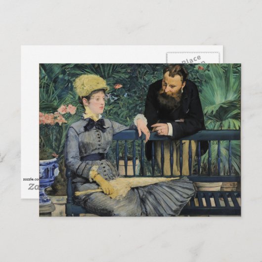 In het conservatorium van Edouard Manet Briefkaart (Voorkant / Achterkant)