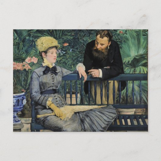 In het conservatorium van Edouard Manet Briefkaart (Voorkant)